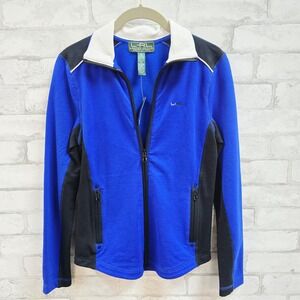 Lauren Ralph Lauren Active Womens XS Royal Blue Full Zip Track Jacket Sporty